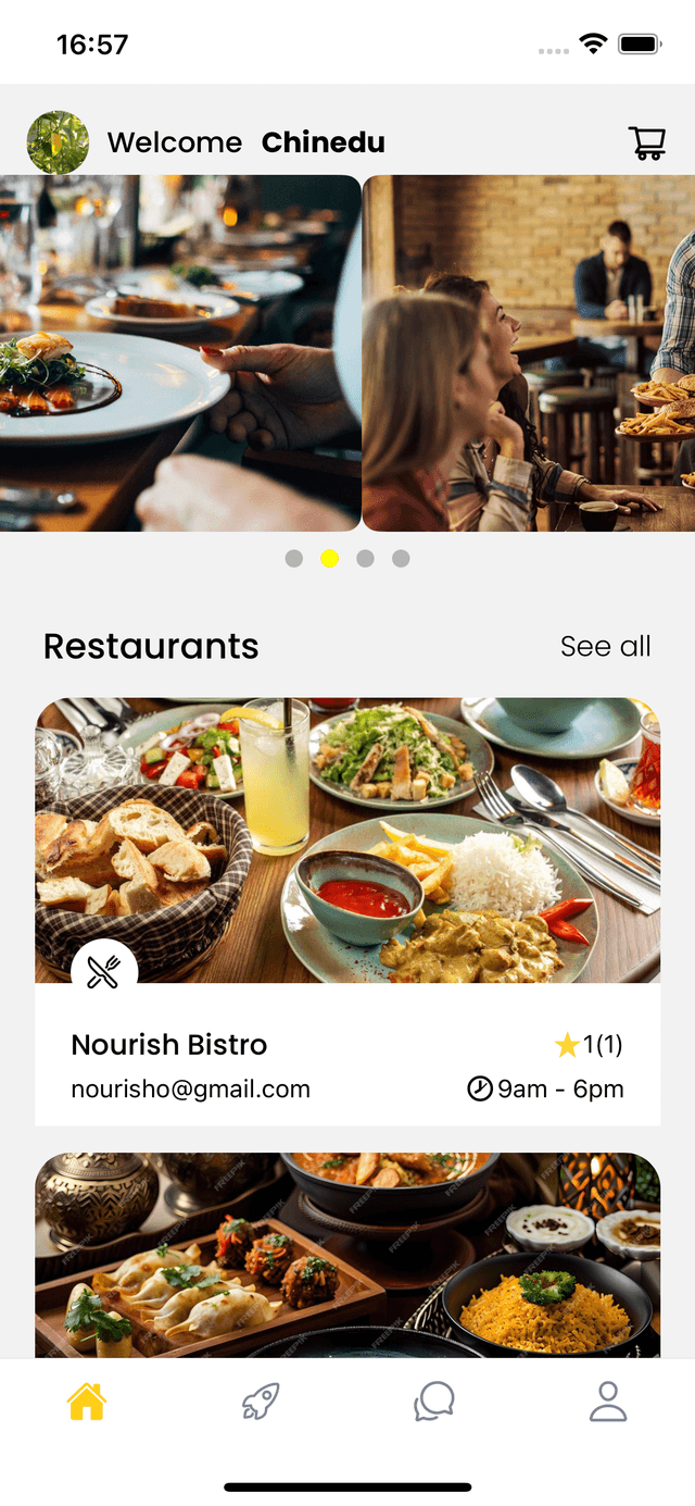 DineSphere project showcase