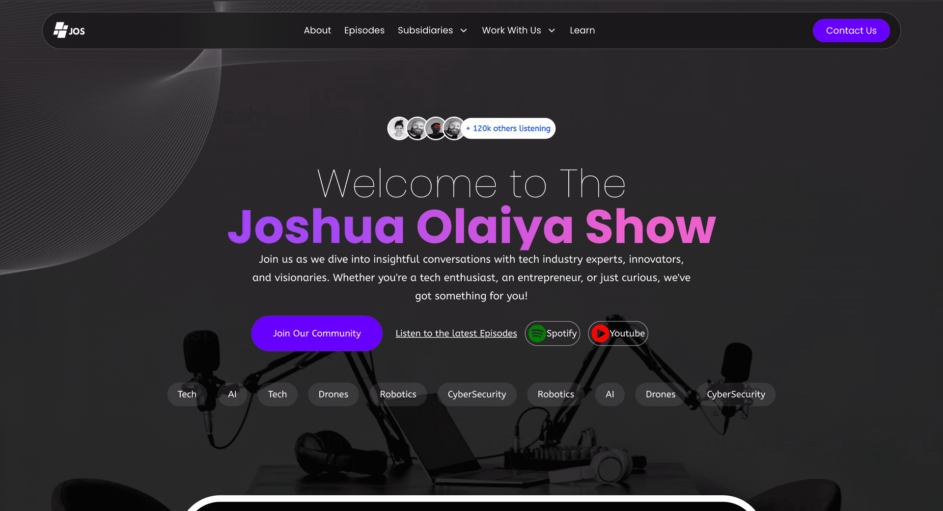 The Joshua Olaiya Show (JOS) project showcase